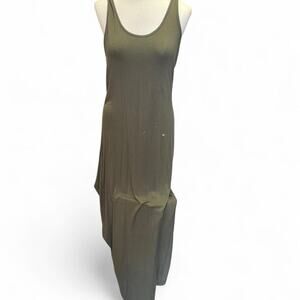 K jordan green maxi dress